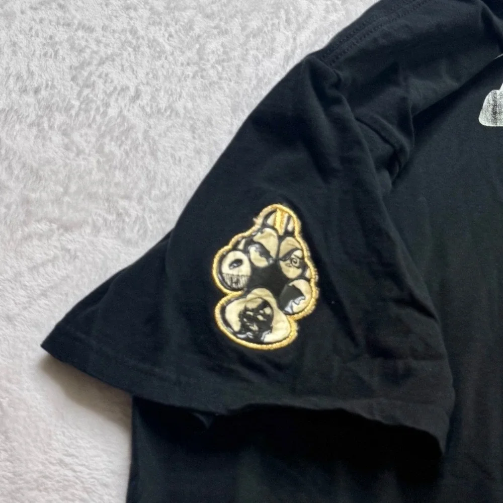 Jordan Black Cat Mens 3XL 2007 RARE Graphic T Shirt Jumpman Y2K Streetwear
